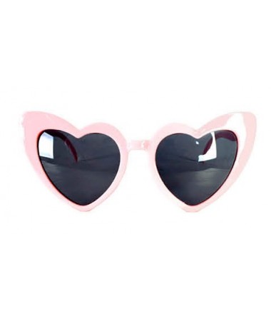 Heart Shaped Glasses light pink BUY